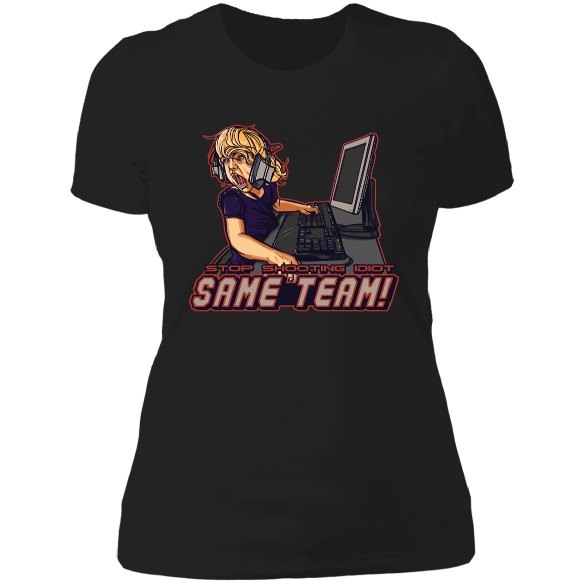 T-Shirts Black / X-Small Same Team Women's Premium T-Shirt