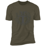 T-Shirts Military Green / S Samurai Mando Men's Premium T-Shirt