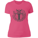 T-Shirts Hot Pink / S Samurai Mando Women's Premium T-Shirt