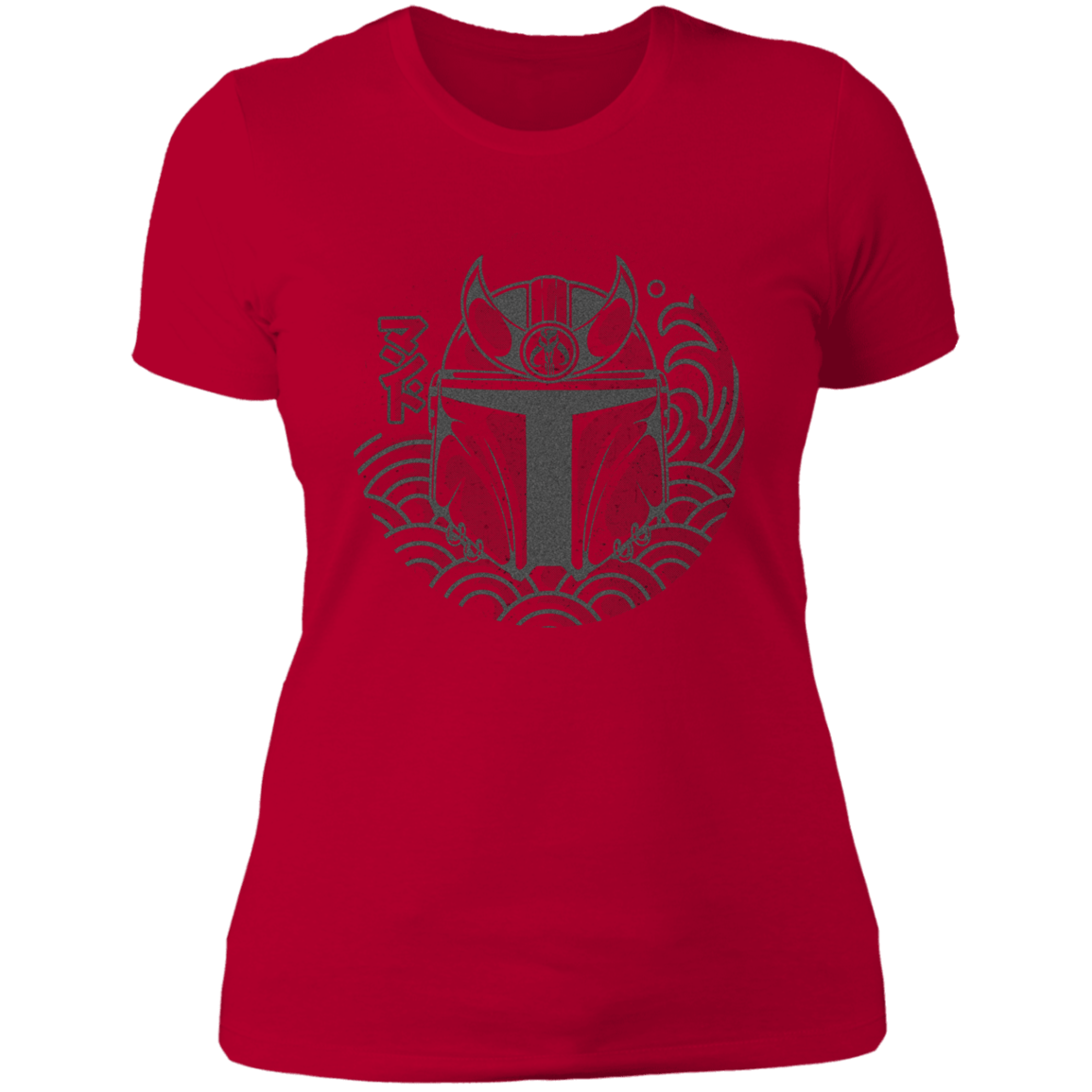 T-Shirts Red / S Samurai Mando Women's Premium T-Shirt