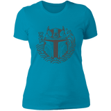 T-Shirts Turquoise / S Samurai Mando Women's Premium T-Shirt