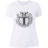 T-Shirts White / S Samurai Mando Women's Premium T-Shirt