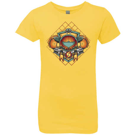 T-Shirts Vibrant Yellow / YXS Samus crest Girls Premium T-Shirt