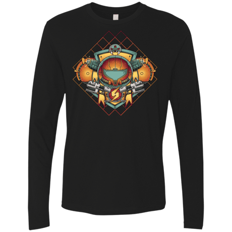 T-Shirts Black / Small Samus crest Men's Premium Long Sleeve