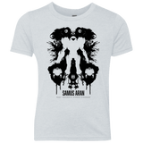 T-Shirts Heather White / YXS Samus Ink Blot Youth Triblend T-Shirt