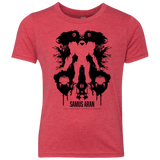 T-Shirts Vintage Red / YXS Samus Ink Blot Youth Triblend T-Shirt
