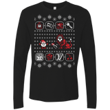 T-Shirts Black / Small Santa Of The Yolkfolk Men's Premium Long Sleeve