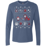T-Shirts Indigo / Small Santa Of The Yolkfolk Men's Premium Long Sleeve