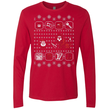 T-Shirts Red / Small Santa Of The Yolkfolk Men's Premium Long Sleeve