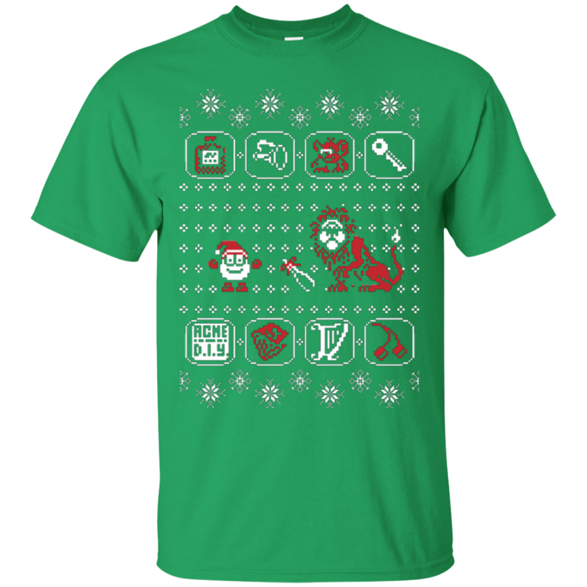 T-Shirts Irish Green / Small Santa Of The Yolkfolk T-Shirt