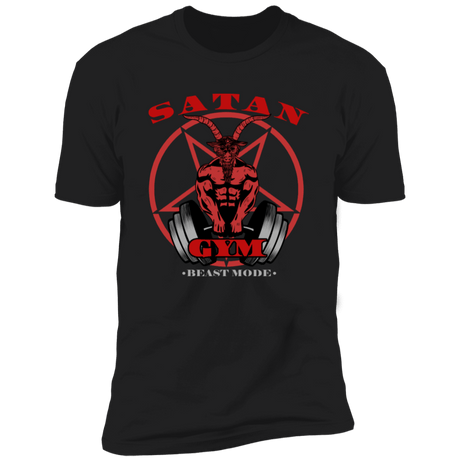 T-Shirts Black / X-Small Satan Gym Men's Premium T-Shirt