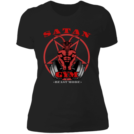 T-Shirts Black / X-Small Satan Gym Women's Premium T-Shirt