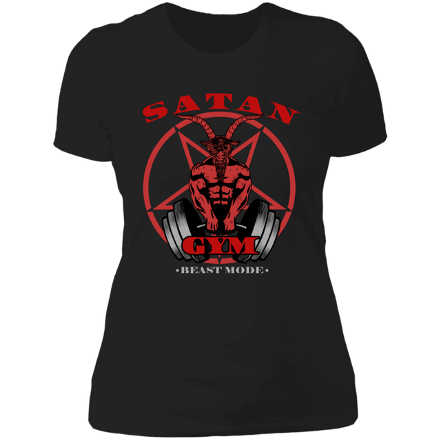 T-Shirts Black / X-Small Satan Gym Women's Premium T-Shirt