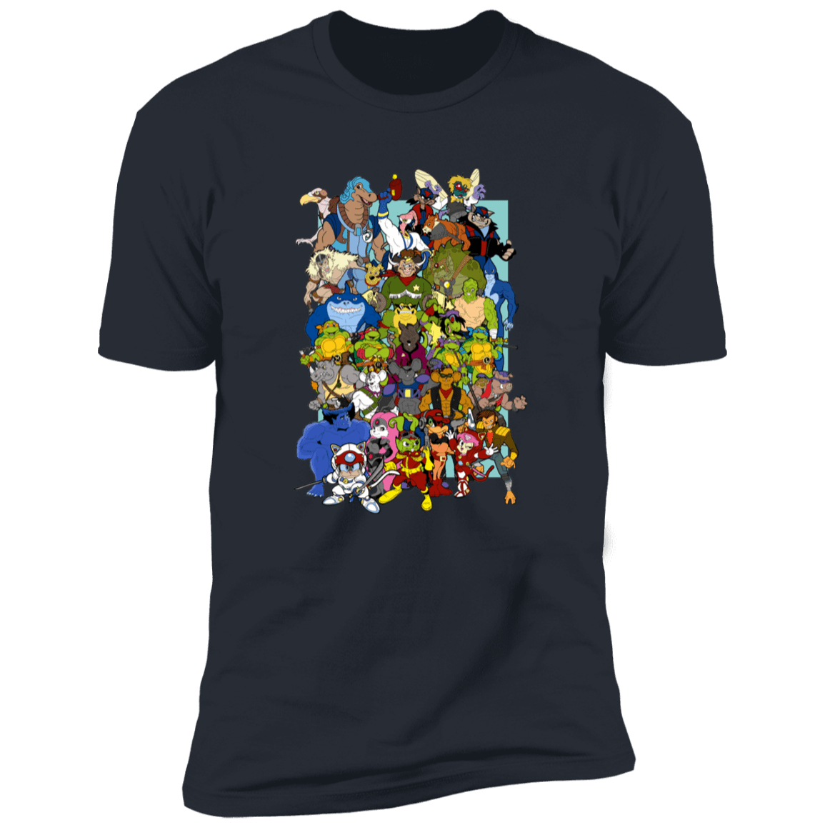 T-Shirts Indigo / S Saturday Morning Mutants Men's Premium T-Shirt