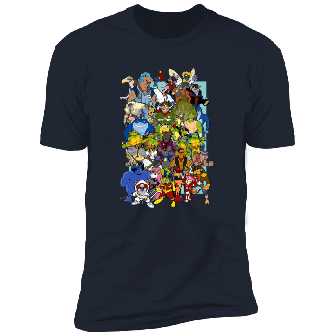 T-Shirts Midnight Navy / S Saturday Morning Mutants Men's Premium T-Shirt