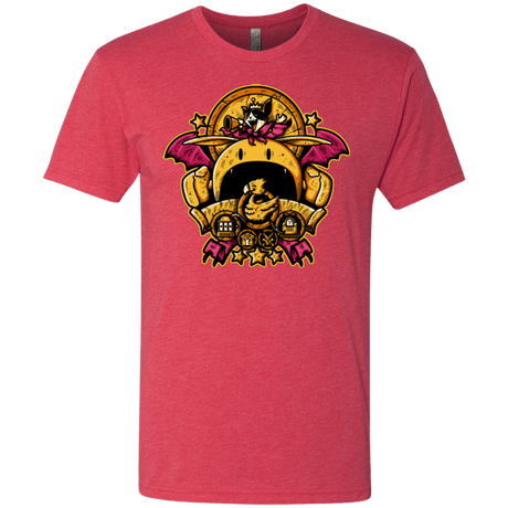 T-Shirts Vintage Red / Small SAUCER CREST Men's Triblend T-Shirt