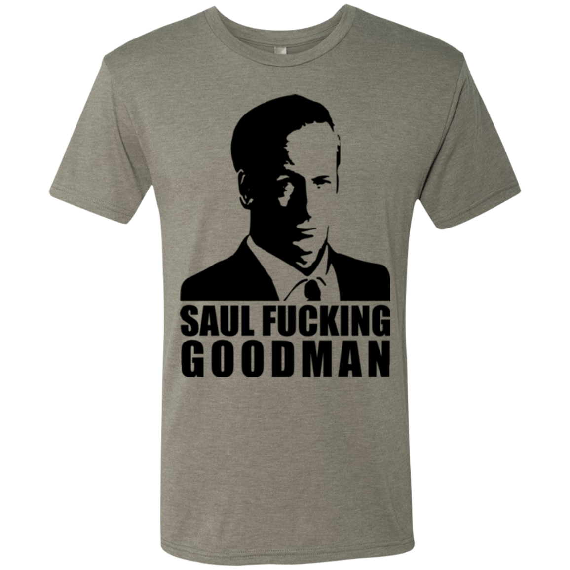 T-Shirts Venetian Grey / Small Saul fucking Goodman Men's Triblend T-Shirt