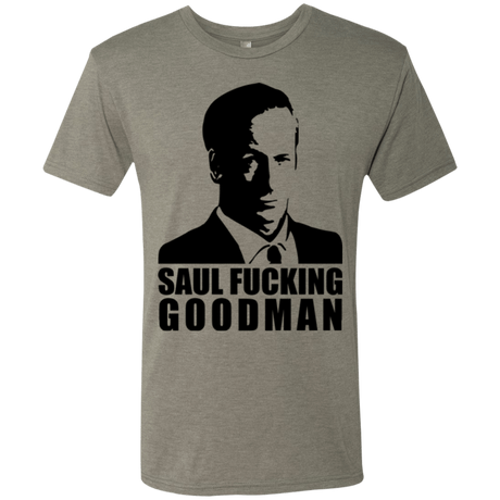 T-Shirts Venetian Grey / Small Saul fucking Goodman Men's Triblend T-Shirt
