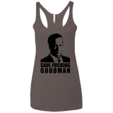 T-Shirts Macchiato / X-Small Saul fucking Goodman Women's Triblend Racerback Tank