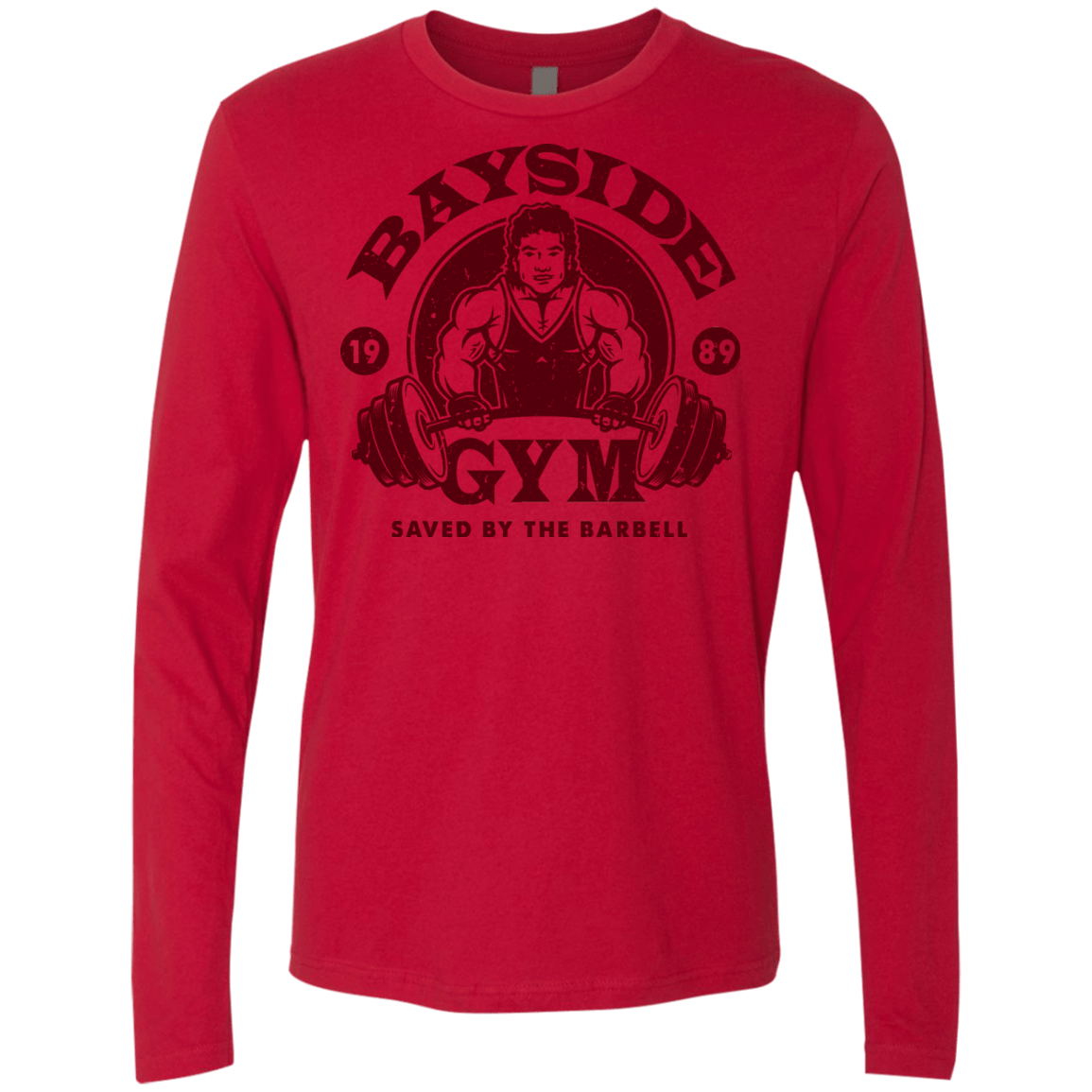 T-Shirts Red / Small SAVED BY THE BARBELL Men's Premium Long Sleeve