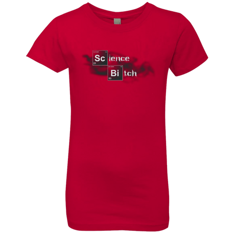 T-Shirts Red / YXS Science Bitch Girls Premium T-Shirt