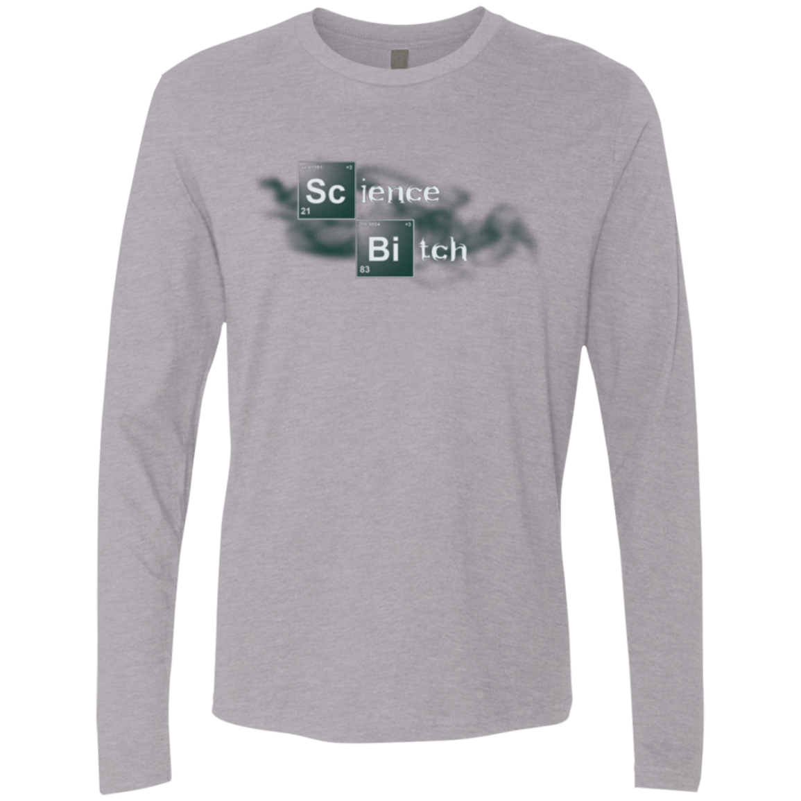 T-Shirts Heather Grey / Small Science Bitch Men's Premium Long Sleeve