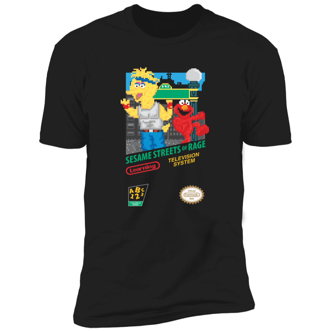 T-Shirts Black / X-Small Sesame Streets of Rage Men's Premium T-Shirt