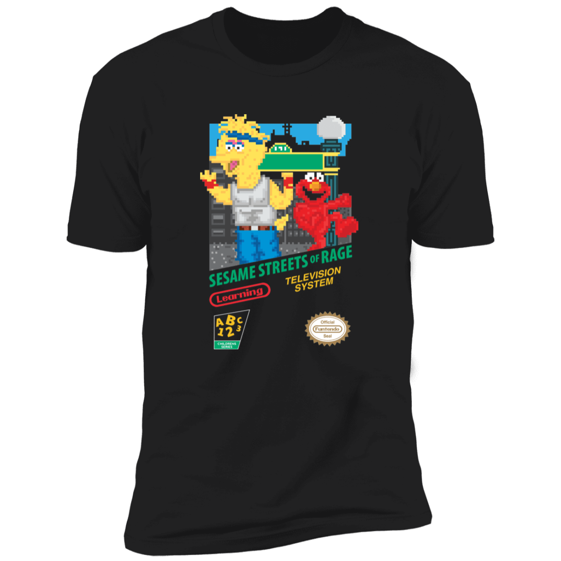 T-Shirts Black / X-Small Sesame Streets of Rage Men's Premium T-Shirt