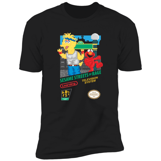 T-Shirts Black / X-Small Sesame Streets of Rage Men's Premium T-Shirt