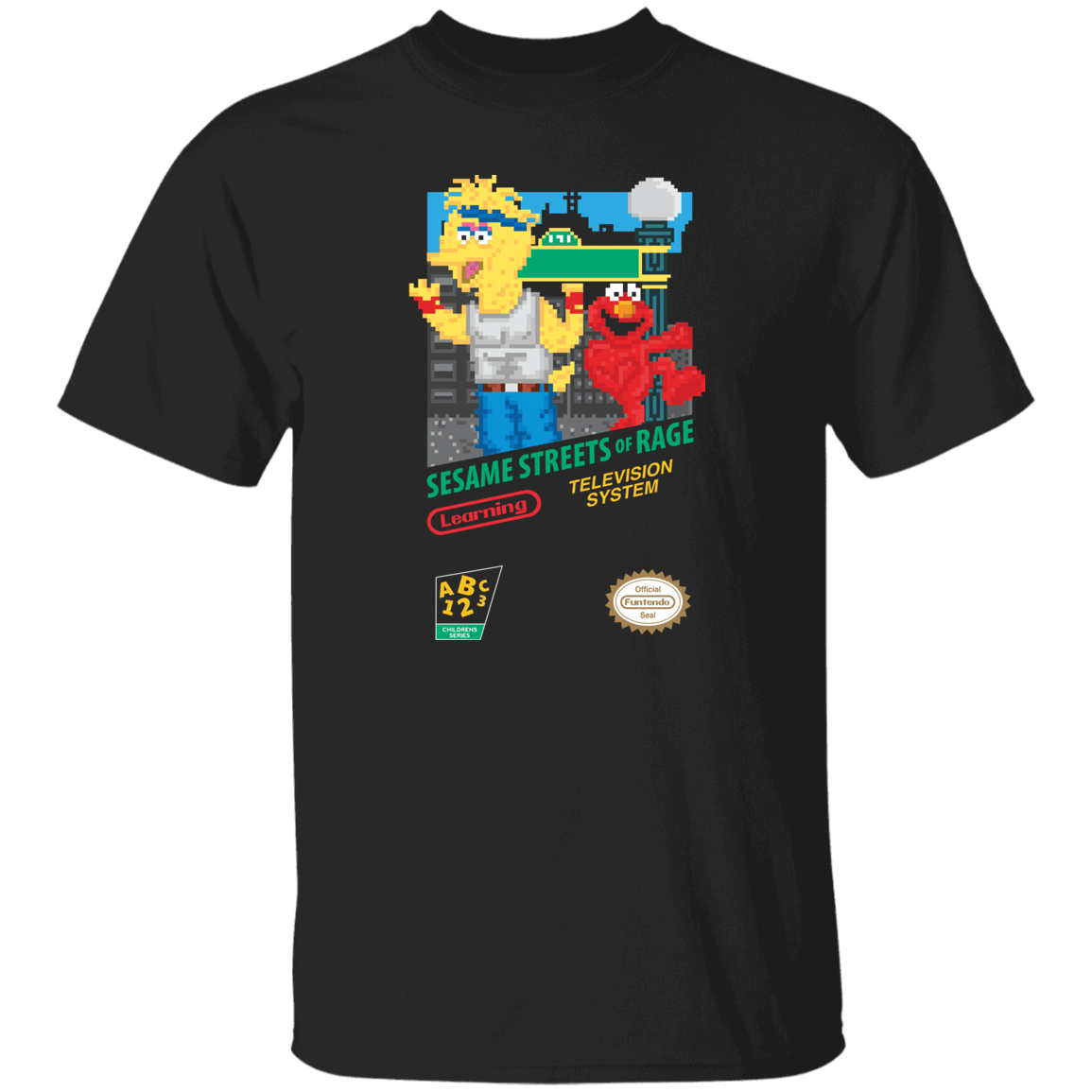 T-Shirts Black / S Sesame Streets of Rage T-Shirt