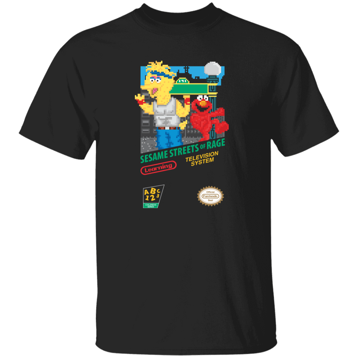 T-Shirts Black / YXS Sesame Streets of Rage Youth T-Shirt