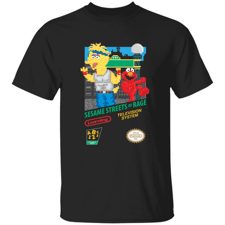 T-Shirts Black / YXS Sesame Streets of Rage Youth T-Shirt