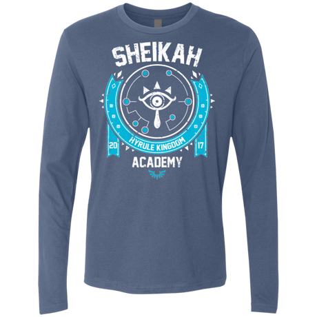 T-Shirts Indigo / Small Sheikah Academy Men's Premium Long Sleeve