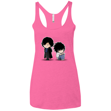 T-Shirts Vintage Pink / X-Small SherLock2 Women's Triblend Racerback Tank