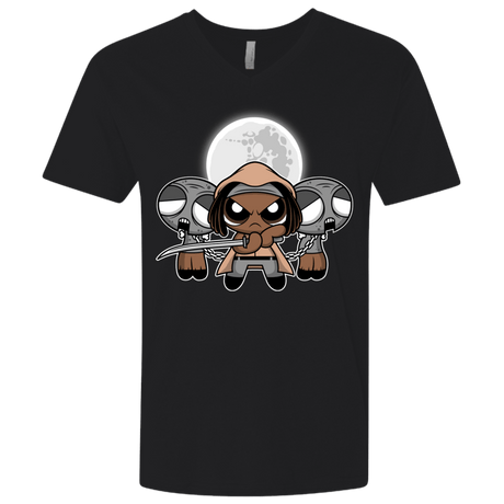 T-Shirts Black / X-Small SHUFFLE AND SLICE AND NOT VERY NICE Men's Premium V-Neck