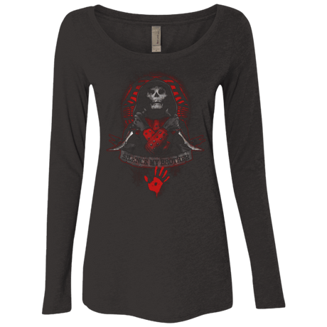 T-Shirts Vintage Black / Small Silence My Brother Women's Triblend Long Sleeve Shirt