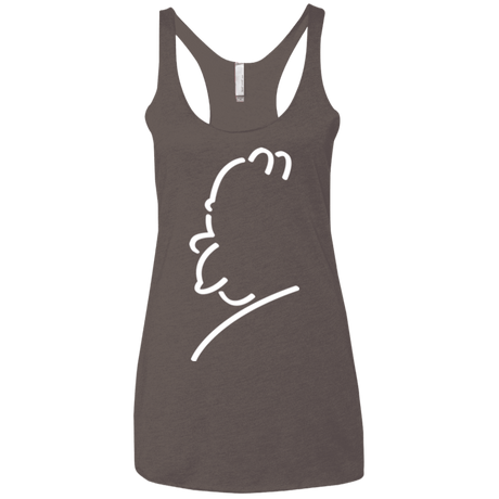 T-Shirts Macchiato / X-Small Sir Alfred J Women's Triblend Racerback Tank