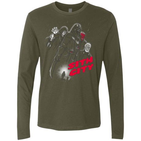 T-Shirts Military Green / Small Sith city Men's Premium Long Sleeve