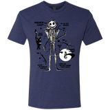 T-Shirts Vintage Navy / Small Skeleton Concept Men's Triblend T-Shirt