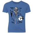T-Shirts Vintage Royal / YXS Skeleton Concept Youth Triblend T-Shirt