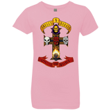 T-Shirts Light Pink / YXS Skull And Badass Girls Premium T-Shirt