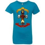 T-Shirts Turquoise / YXS Skull And Badass Girls Premium T-Shirt