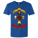 T-Shirts Royal / X-Small Skull And Badass Men's Premium V-Neck