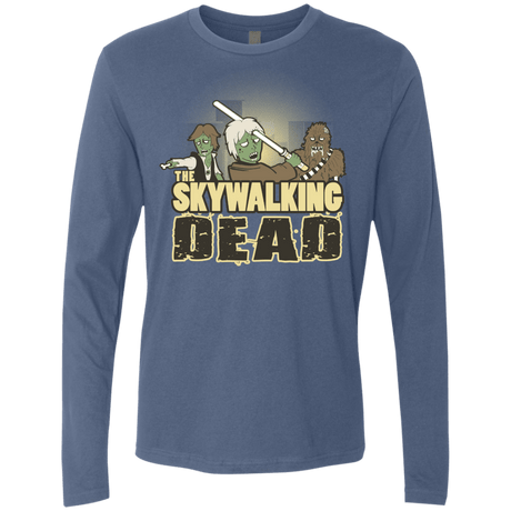 T-Shirts Indigo / Small Skywalking Dead Men's Premium Long Sleeve