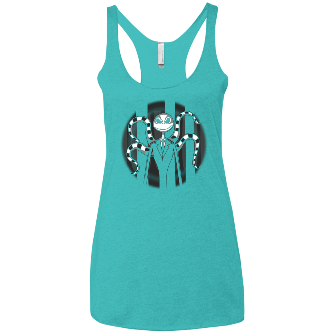 T-Shirts Tahiti Blue / X-Small SLENDER JACK Women's Triblend Racerback Tank