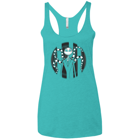 T-Shirts Tahiti Blue / X-Small SLENDER JACK Women's Triblend Racerback Tank