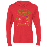 T-Shirts Vintage Red / X-Small Slot slot Triblend Long Sleeve Hoodie Tee