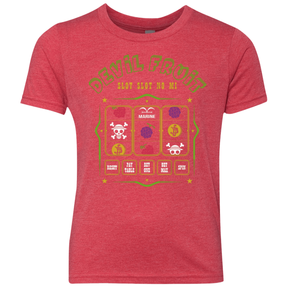 T-Shirts Vintage Red / YXS Slot slot Youth Triblend T-Shirt