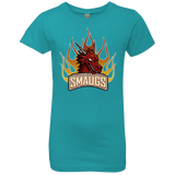 T-Shirts Tahiti Blue / YXS Smaugs Girls Premium T-Shirt