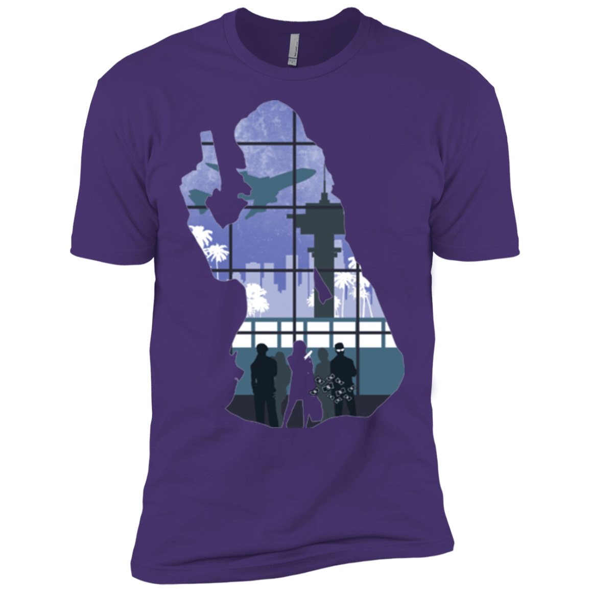 T-Shirts Purple / X-Small Smuggler Jackie Men's Premium T-Shirt